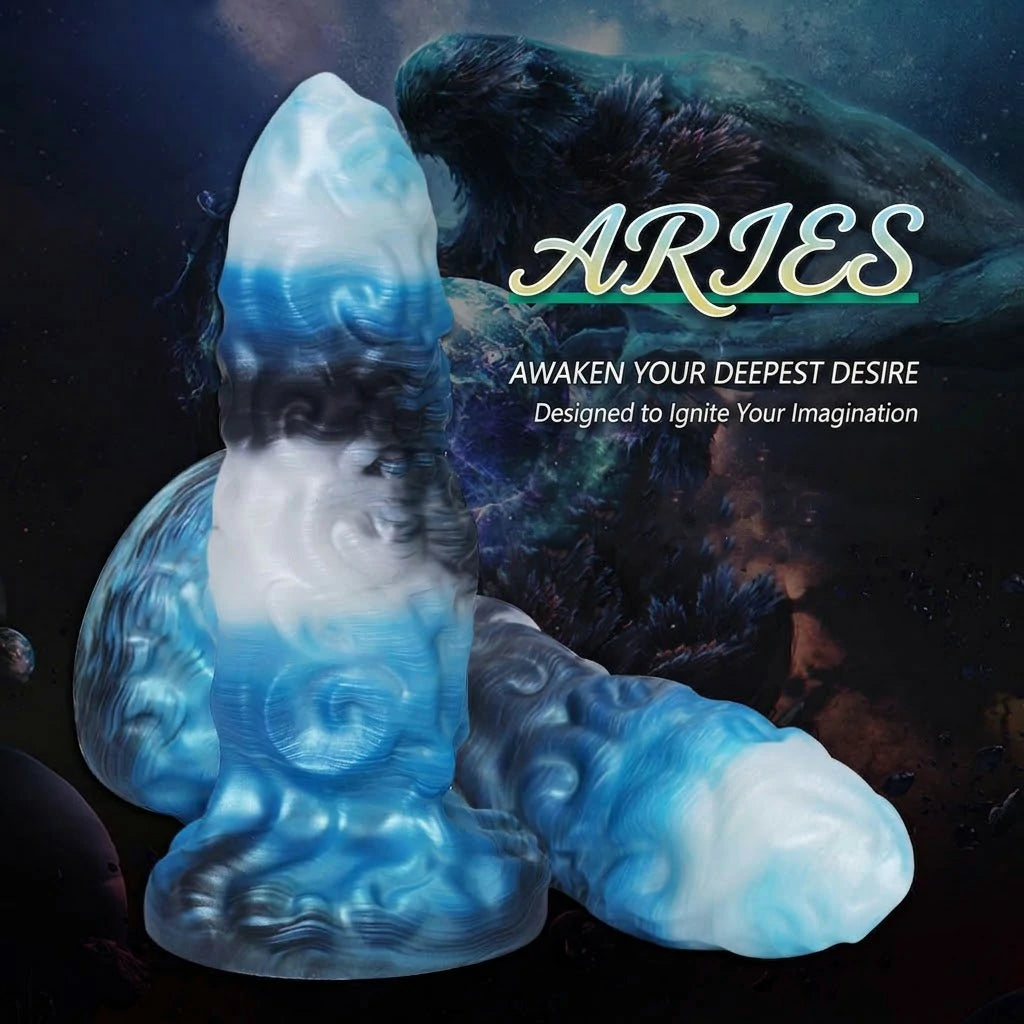 Aries Dragon Fantasy Dildo & Base Plug