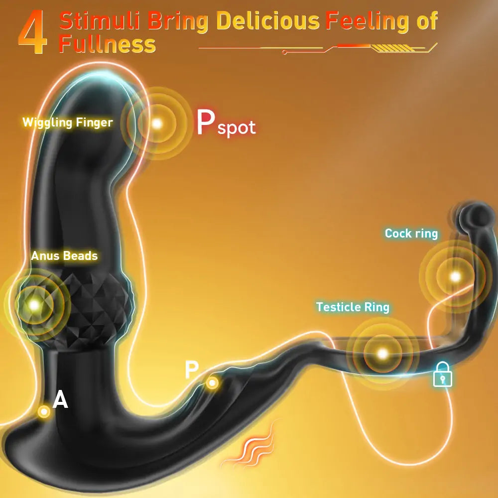 3-in-1 Prostate & Cock Ring Vibrator