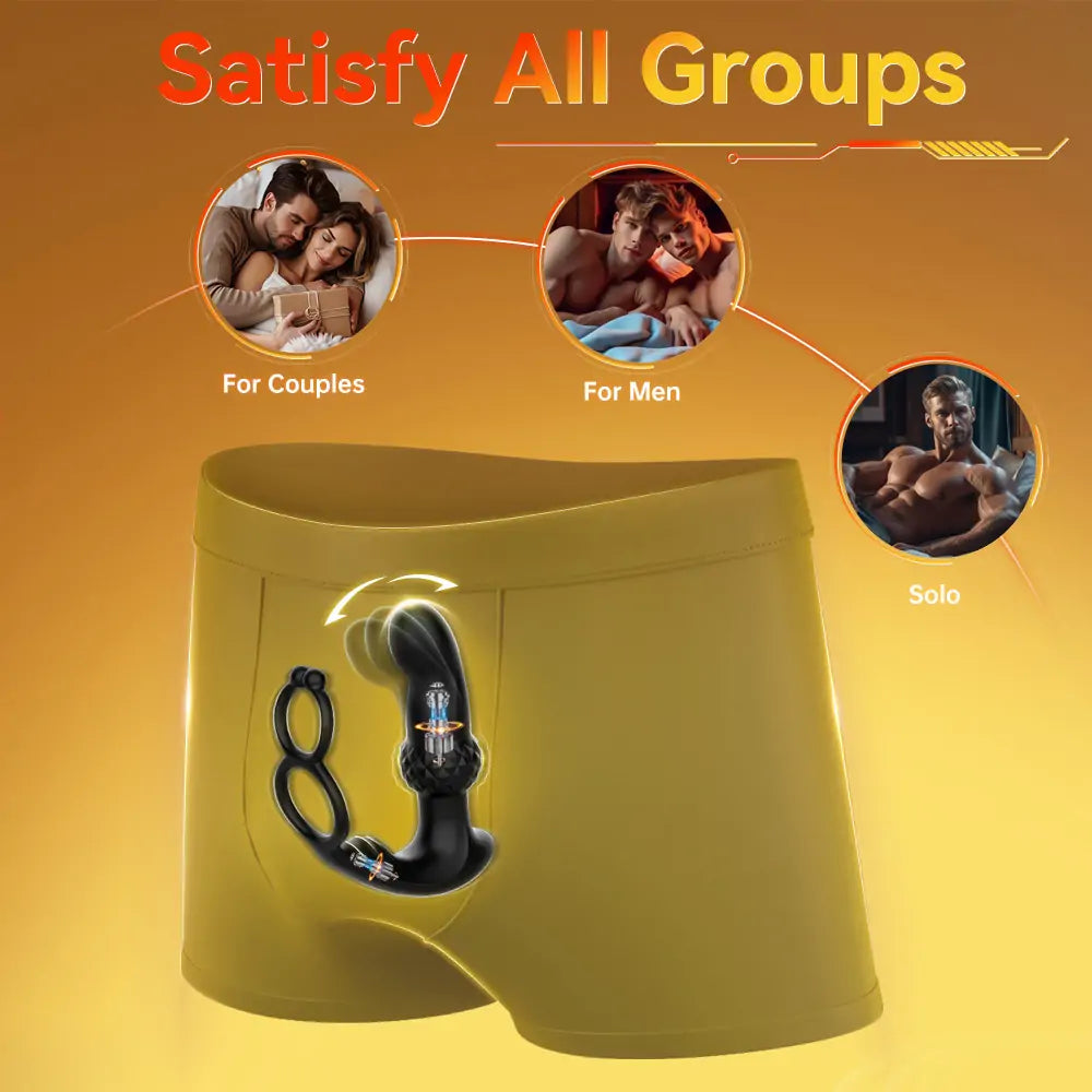 3-in-1 Prostate & Cock Ring Vibrator