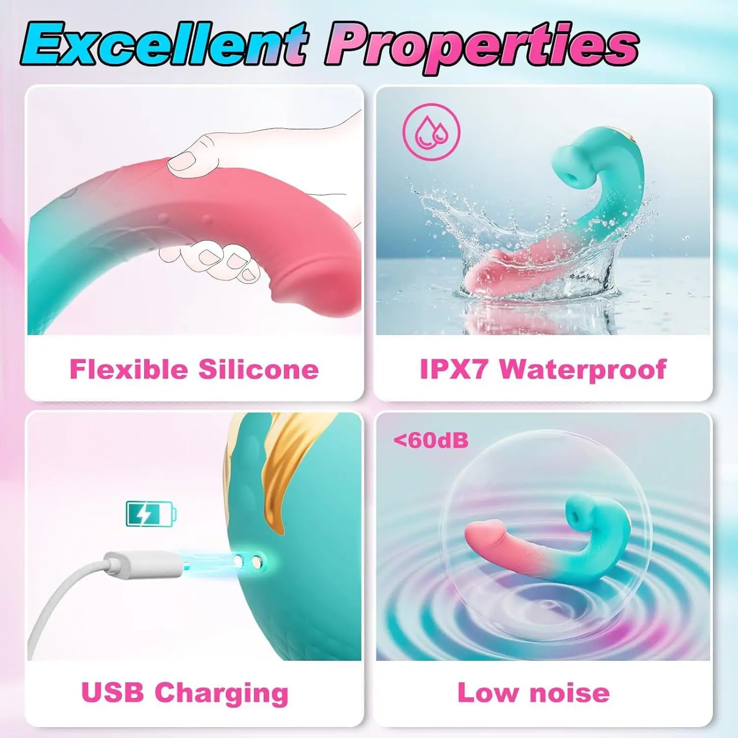 3-in-1 Rotating Suction G-Spot Vibrator