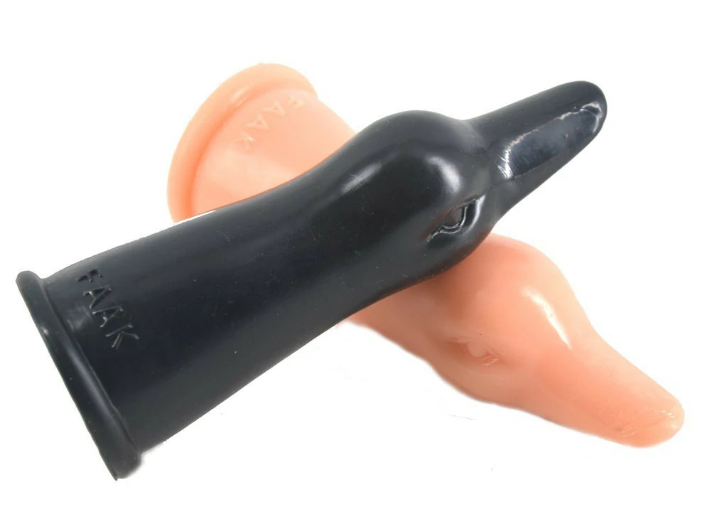 FAAK  19cm Duckbill Anal Plug & Realistic Dildo