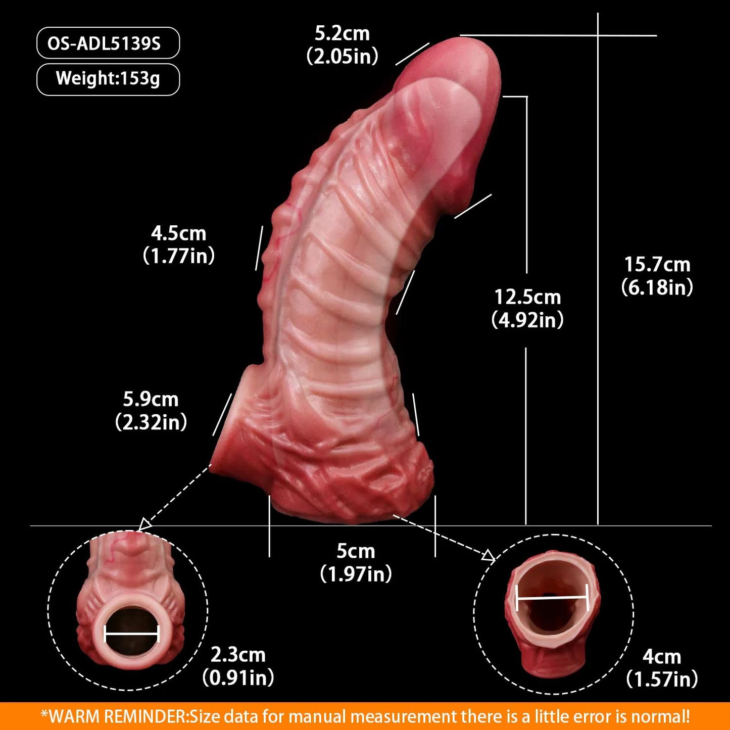 Anesidora Hyper Realistic Huge Cock Sleeve Series