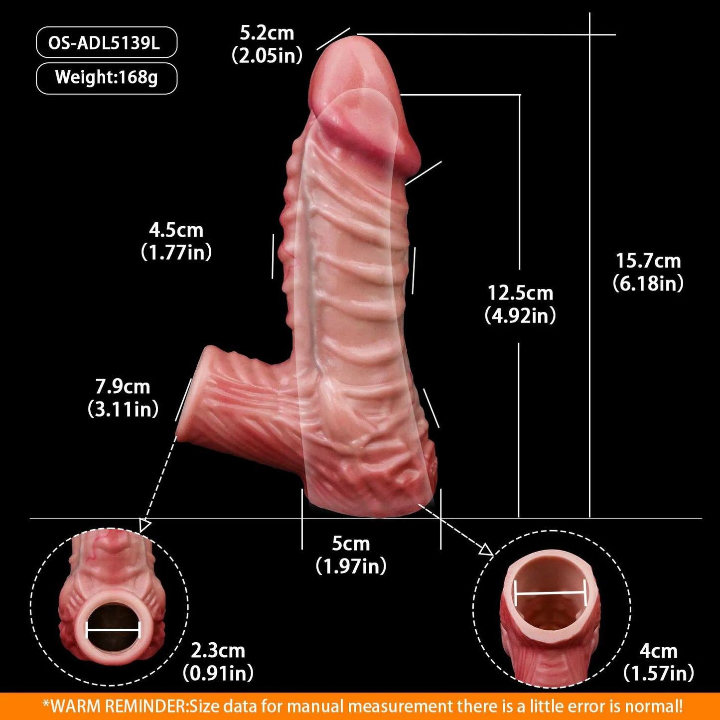 Anesidora Hyper Realistic Huge Cock Sleeve Series