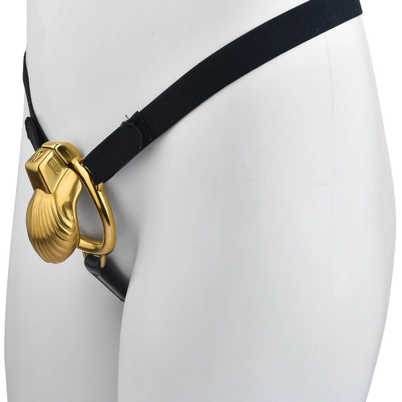FRRK Metal Seashell Shape Chastity Lock (Optional Ring Sizes)