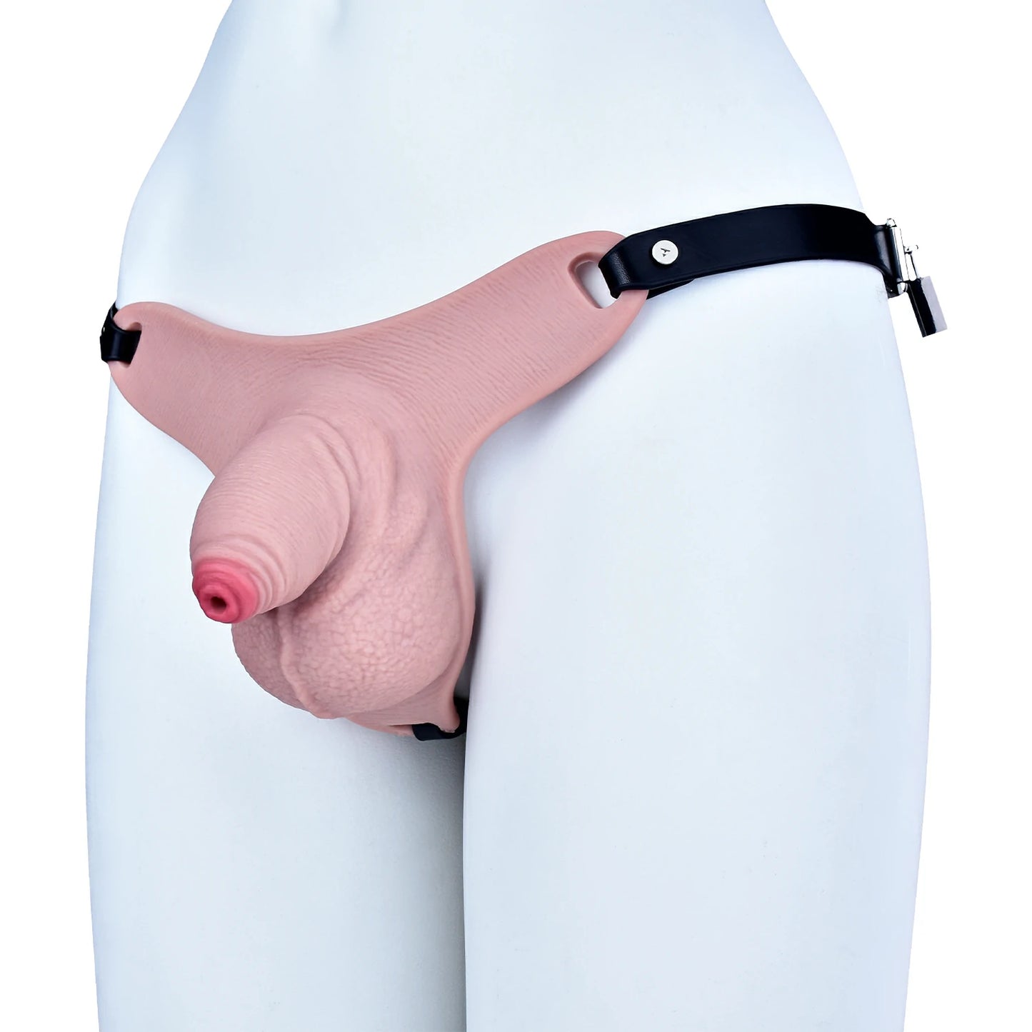 Wearable Lockable Silicone Chastity Pants(9 Size)