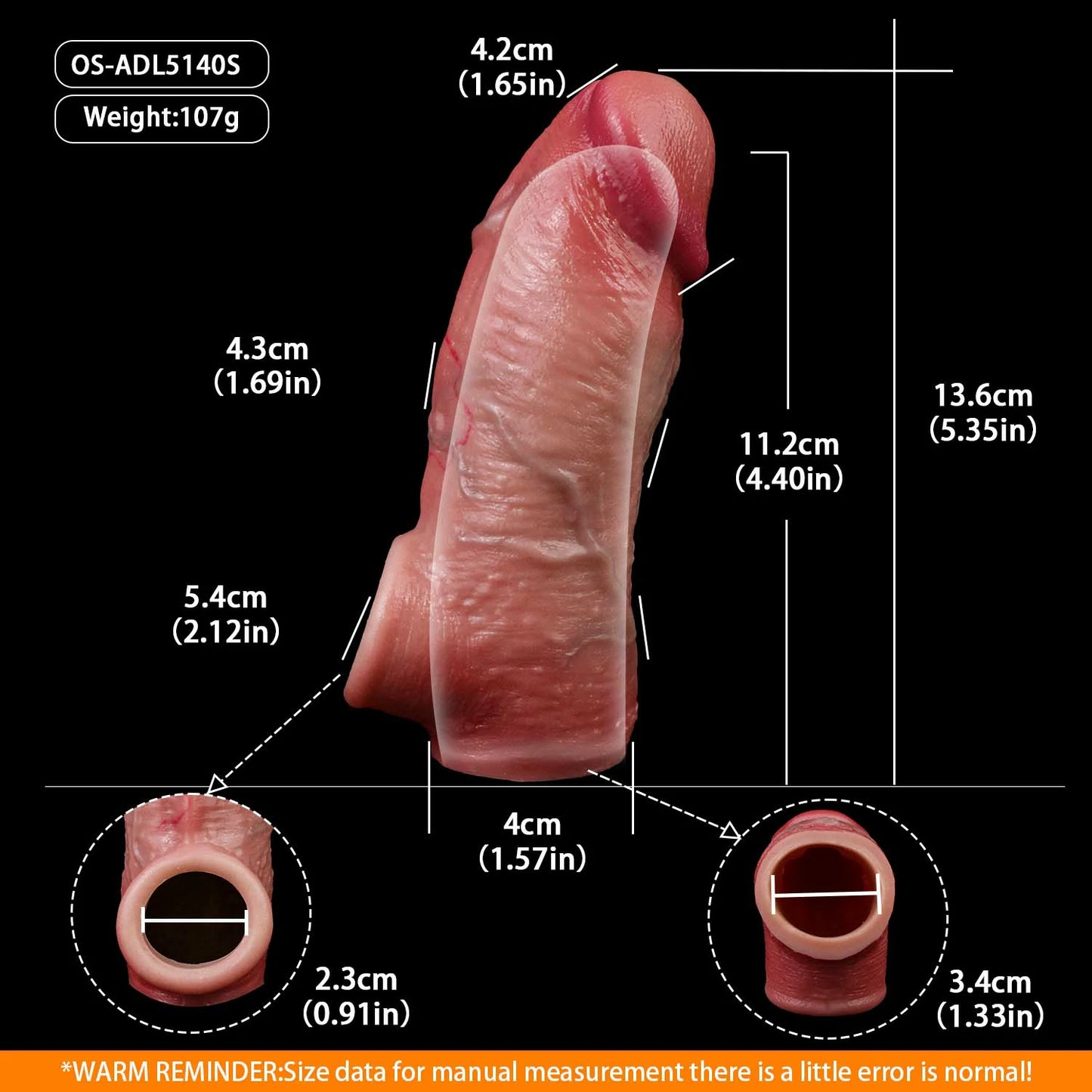 Anesidora Hyper Realistic Huge Cock Sleeve Series
