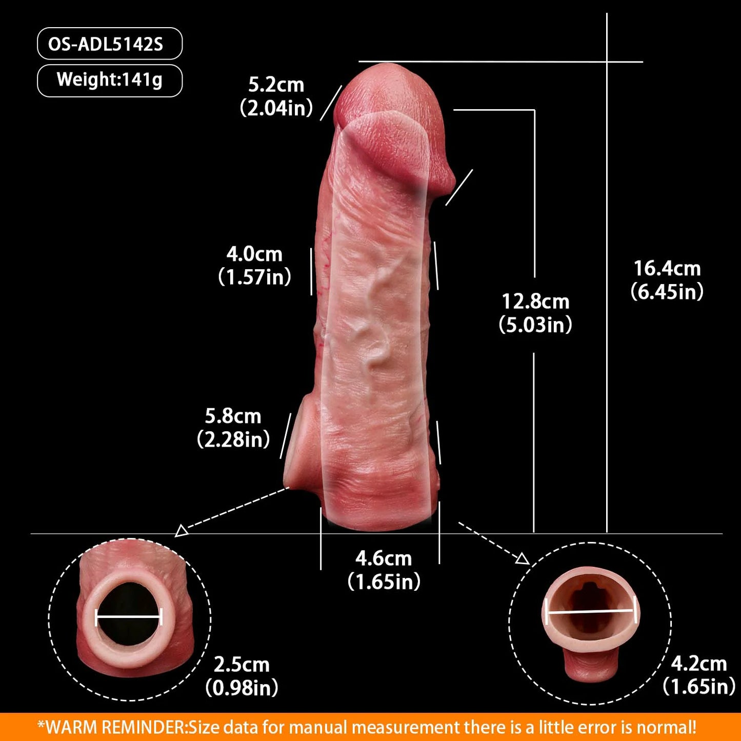 Anesidora Hyper Realistic Huge Cock Sleeve Series