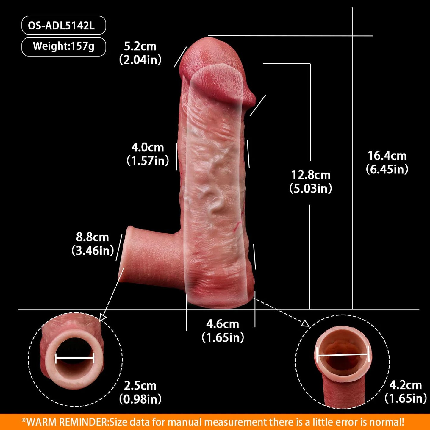 Anesidora Hyper Realistic Huge Cock Sleeve Series