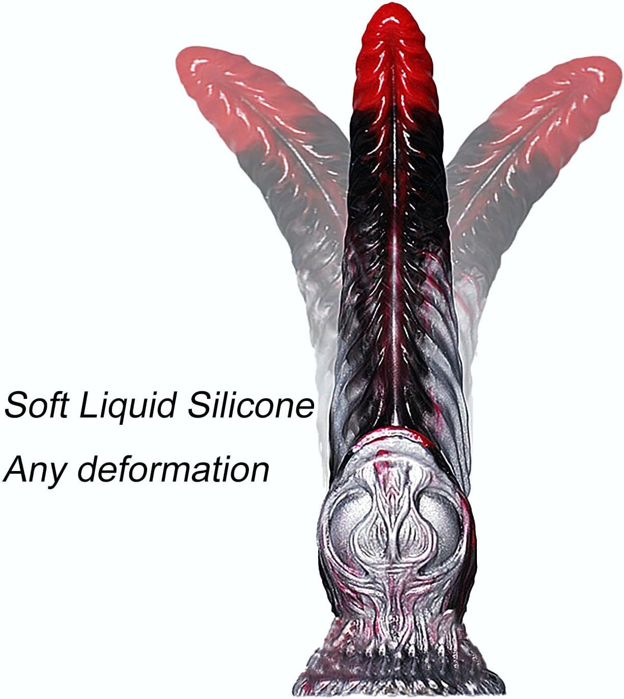 Venom Dildo Sawtooth 8 Inch Soft Tongue
