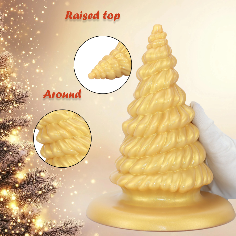 Christmas tree-shaped anal plugs