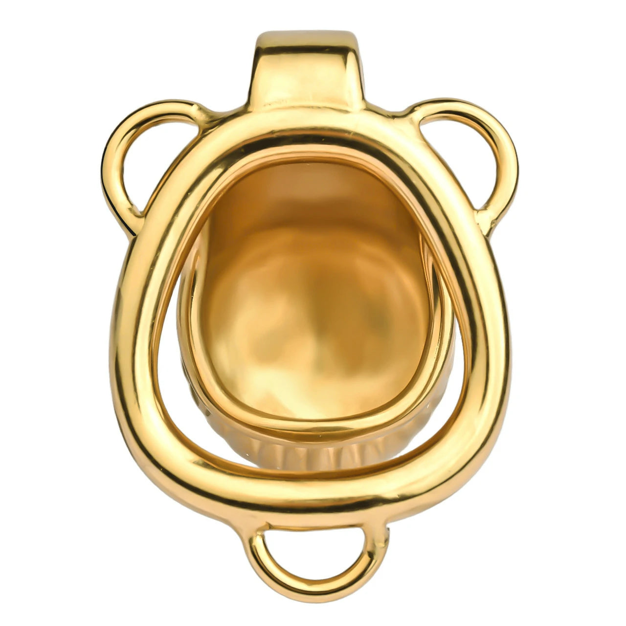 FRRK Metal Seashell Shape Chastity Lock (Optional Ring Sizes)