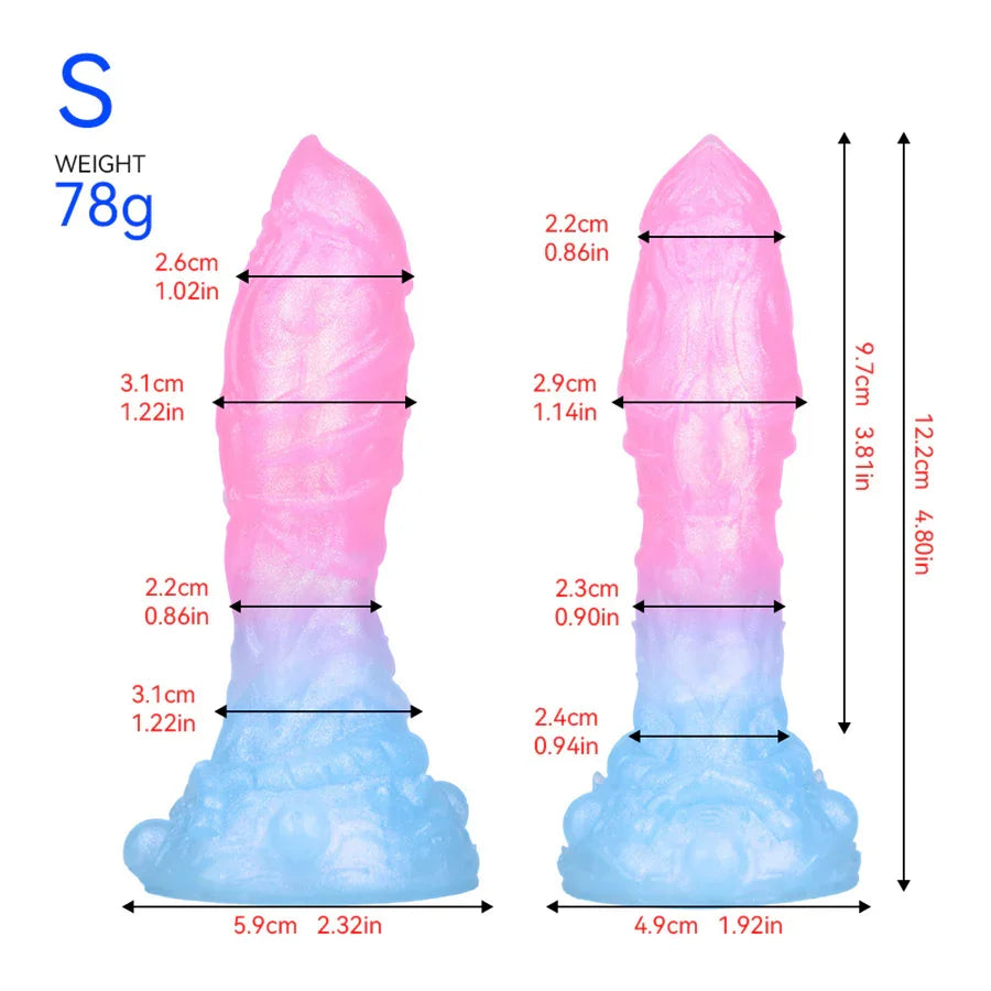 Xinghaoya Silicone Blue Dildo