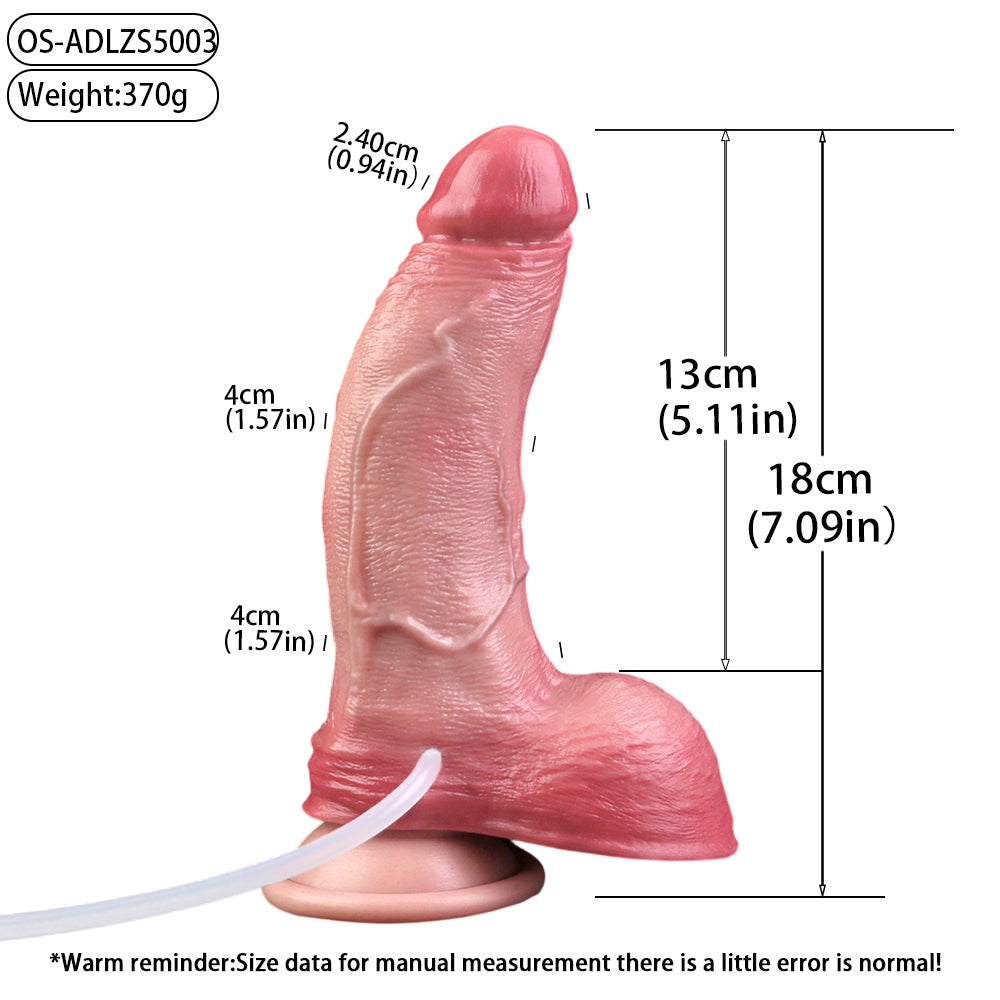 RealFeel Dual Density Ejaculating Dildo 10 Size