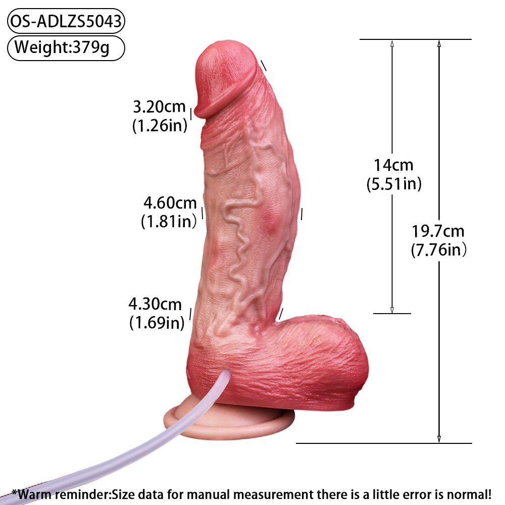 RealFeel Dual Density Ejaculating Dildo 10 Size
