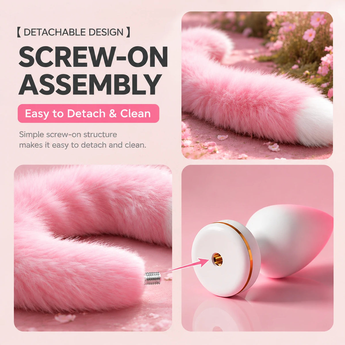 Fox & Bunny Tail App Controlled Fantasy Plug