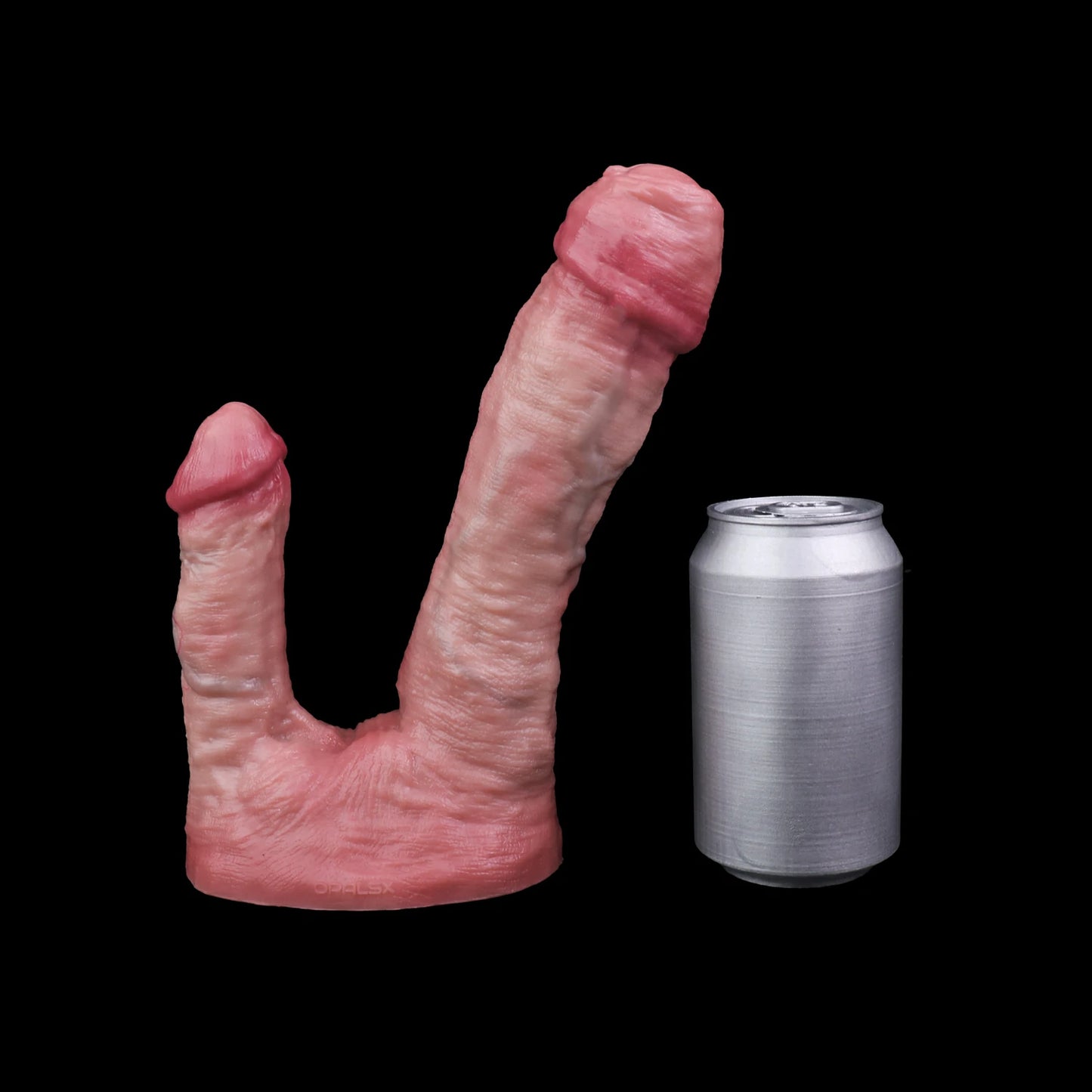 Realistic Double-Ended Dildo With Suction Cup And Veining