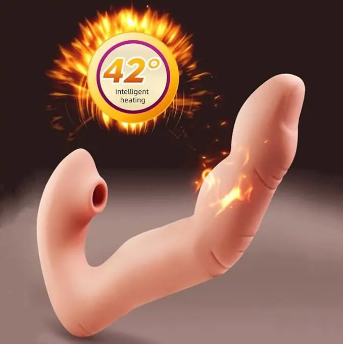 Realistic Finger Vibrating Suction Toy