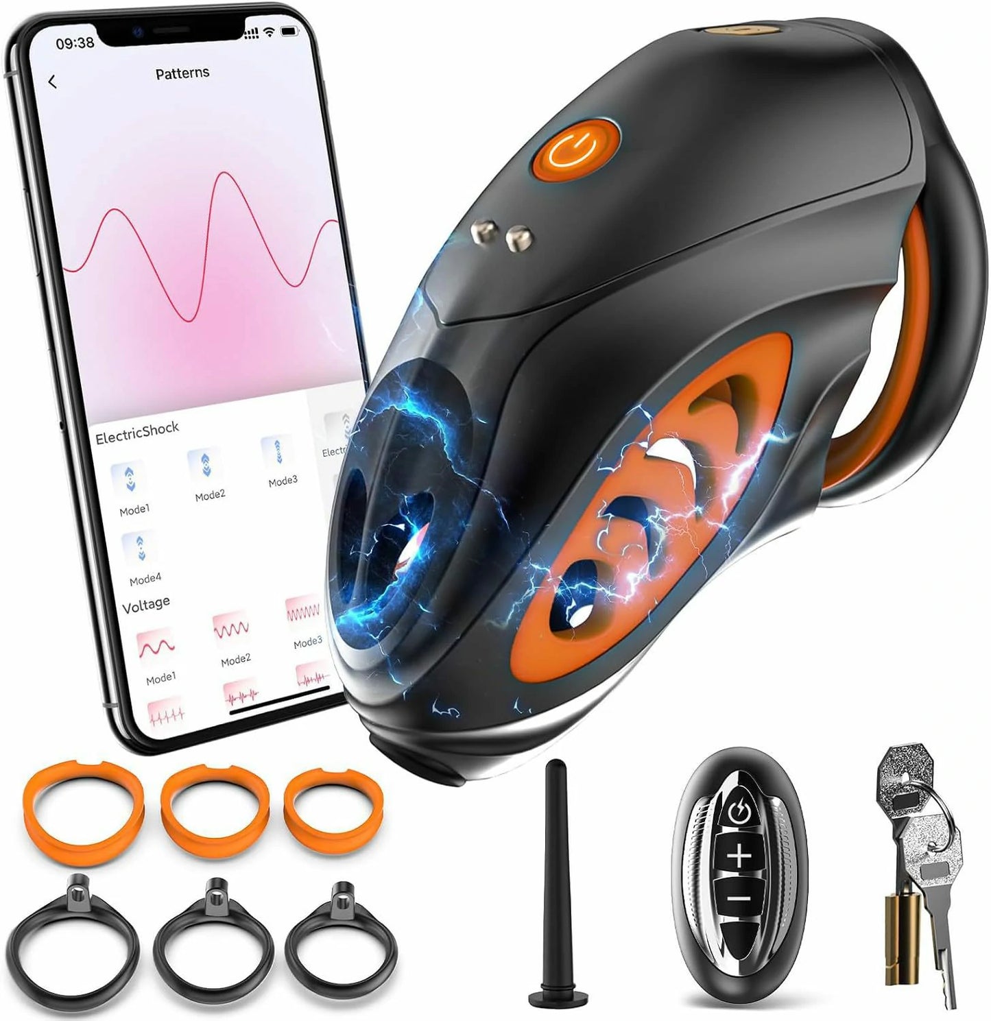 YunXi Smart App-Controlled Electric Chastity Cage