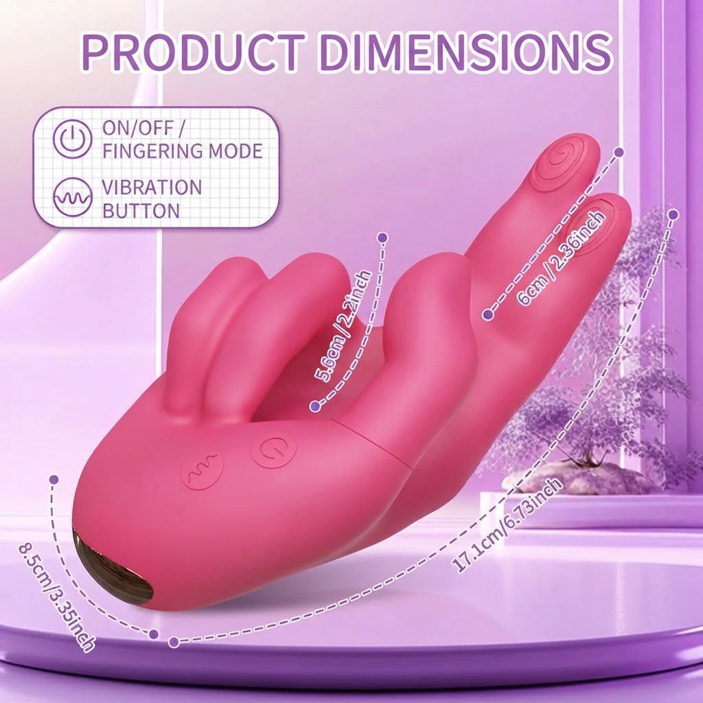 Golden Hand Vibrator for Clit and G-Spot