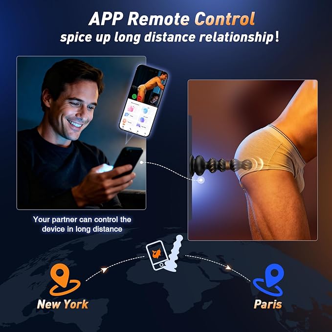 App-Controlled Telescopic Thrusting Anal Plug (3rd Generation)