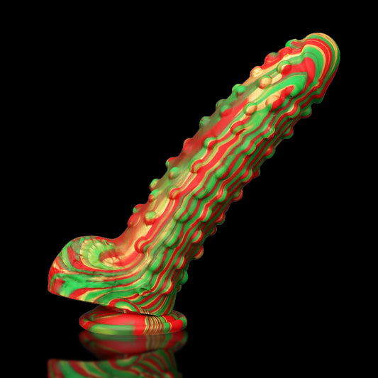 Alien Spiked Silicone Dildo 8.8 Inches