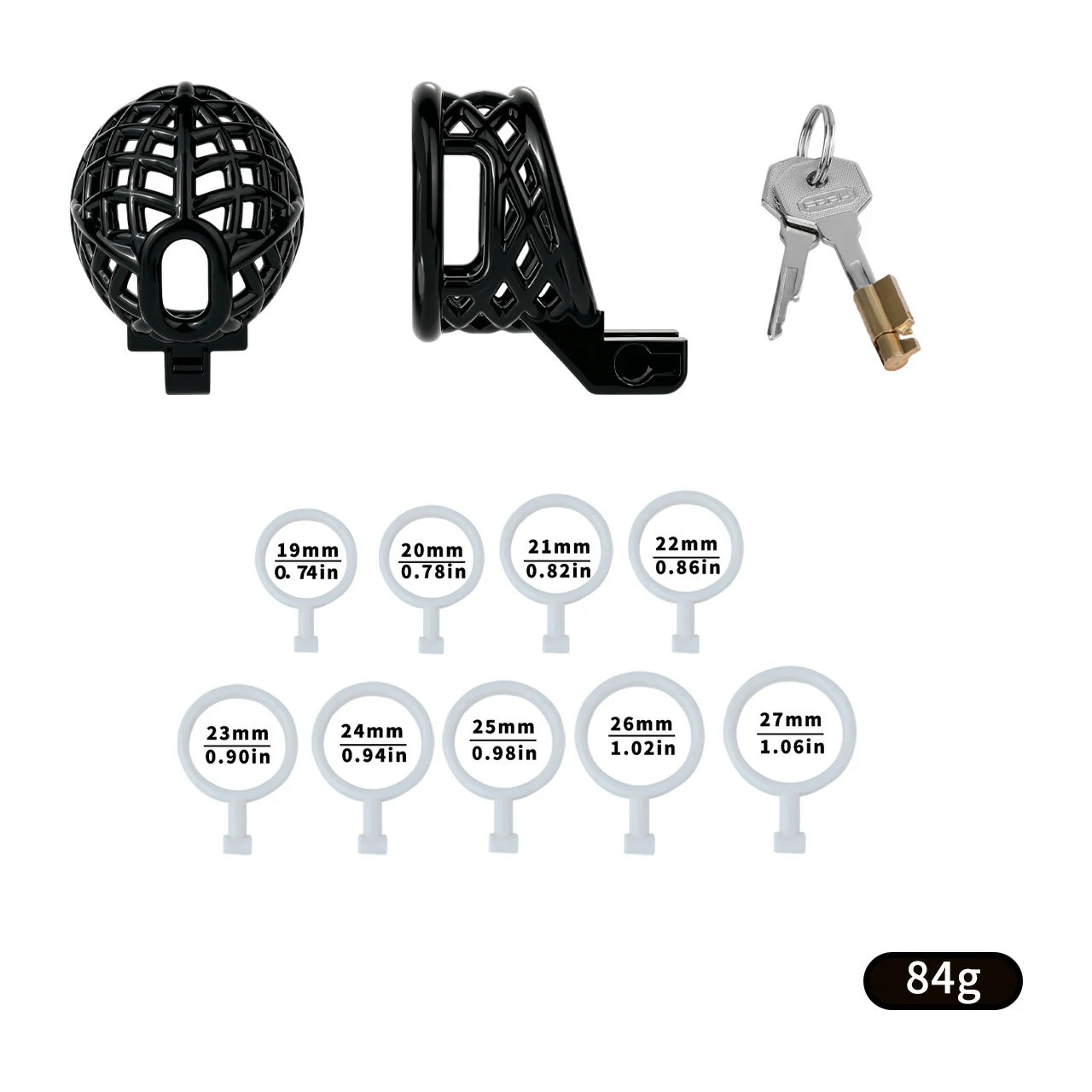 Air Grid Ultra-Light Resin Chastity Cage