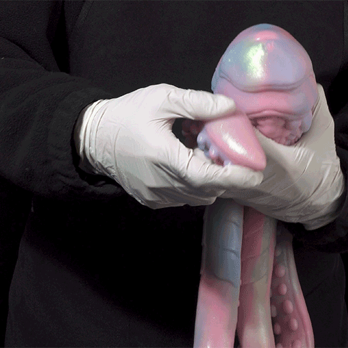 Pink Fantasy Octopus Silicone Sex Doll – Alien Blowjob Single-Channel Pocket Pussy