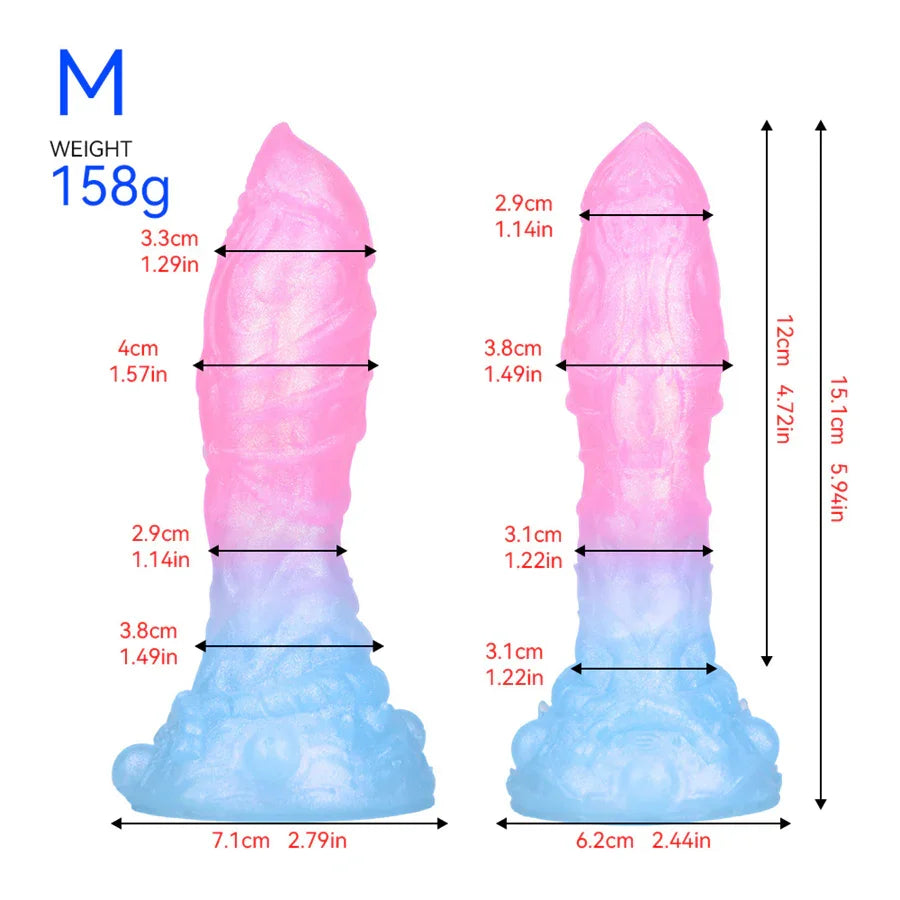 Xinghaoya Silicone Blue Dildo