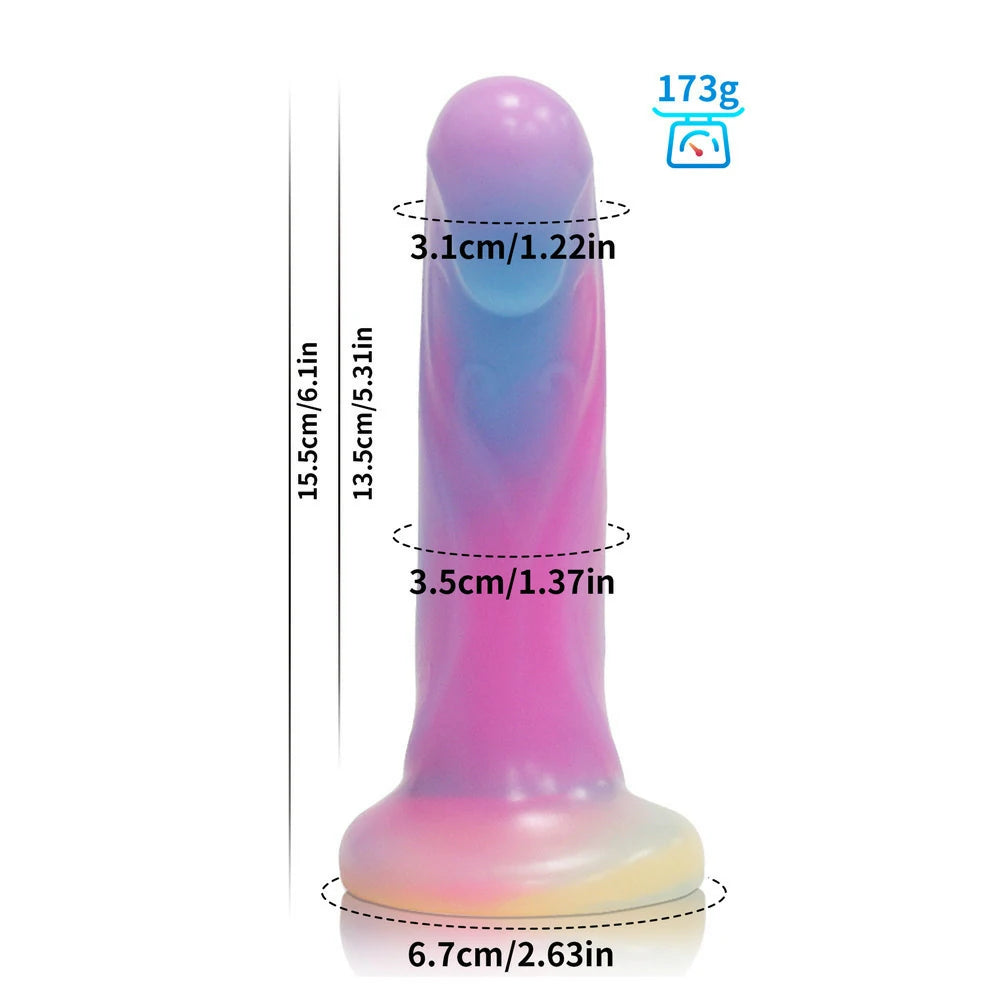 Glow in the Dark Moon Fantasy Unicorn Dildo