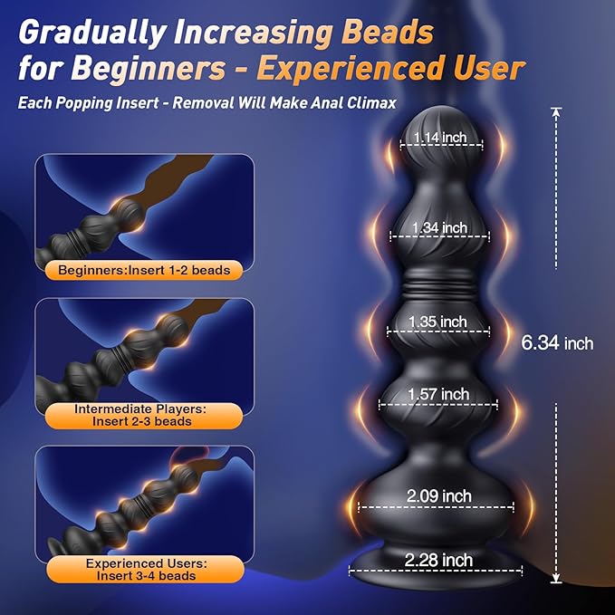 App-Controlled Telescopic Thrusting Anal Plug (3rd Generation)