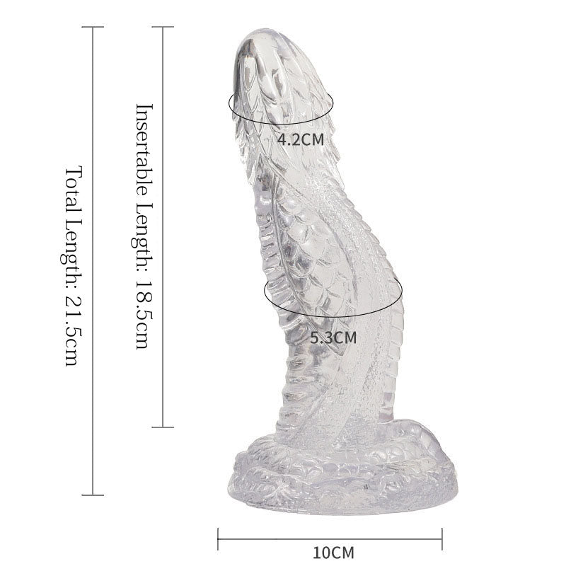 Dragon Scale Long Silicone Anal Plug
