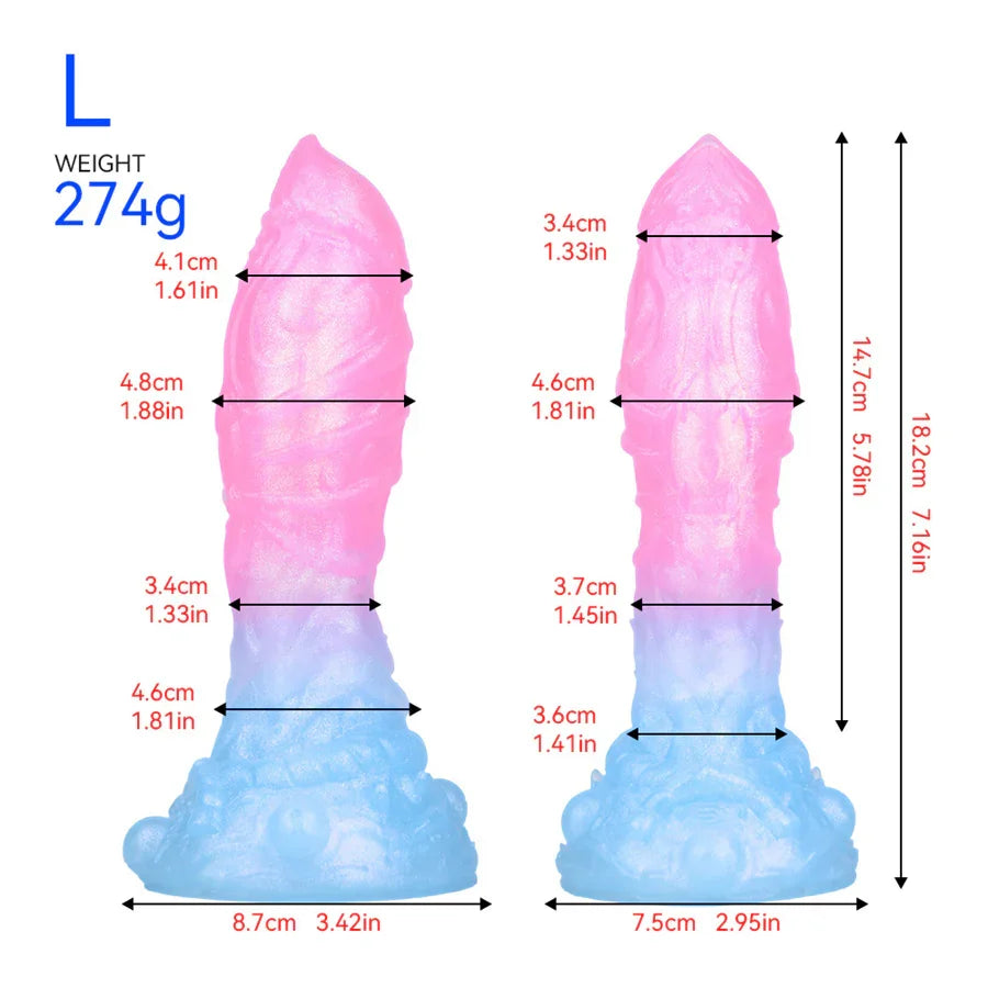Xinghaoya Silicone Blue Dildo