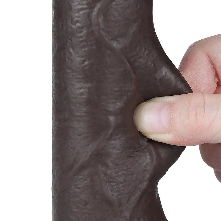 7 Inches Suction Cup Black Dildo