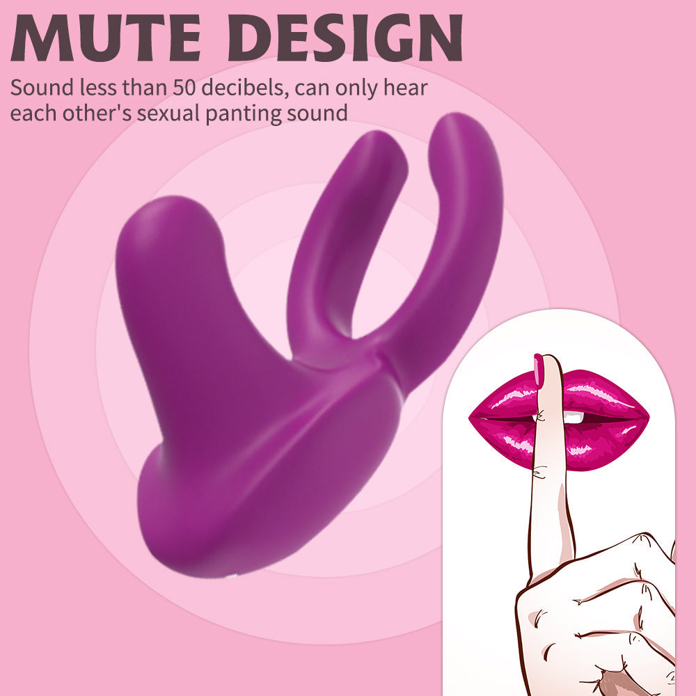 Clit Nipple Clamps Anal Plug - Remote Control Vibrating Panties Cock Ring Extra Quiet Sex Toy