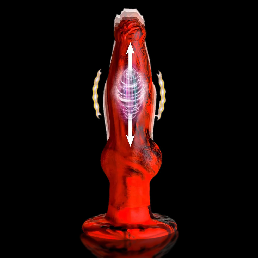 Hell Wolf Thrusting Vibrating Monster Dildo