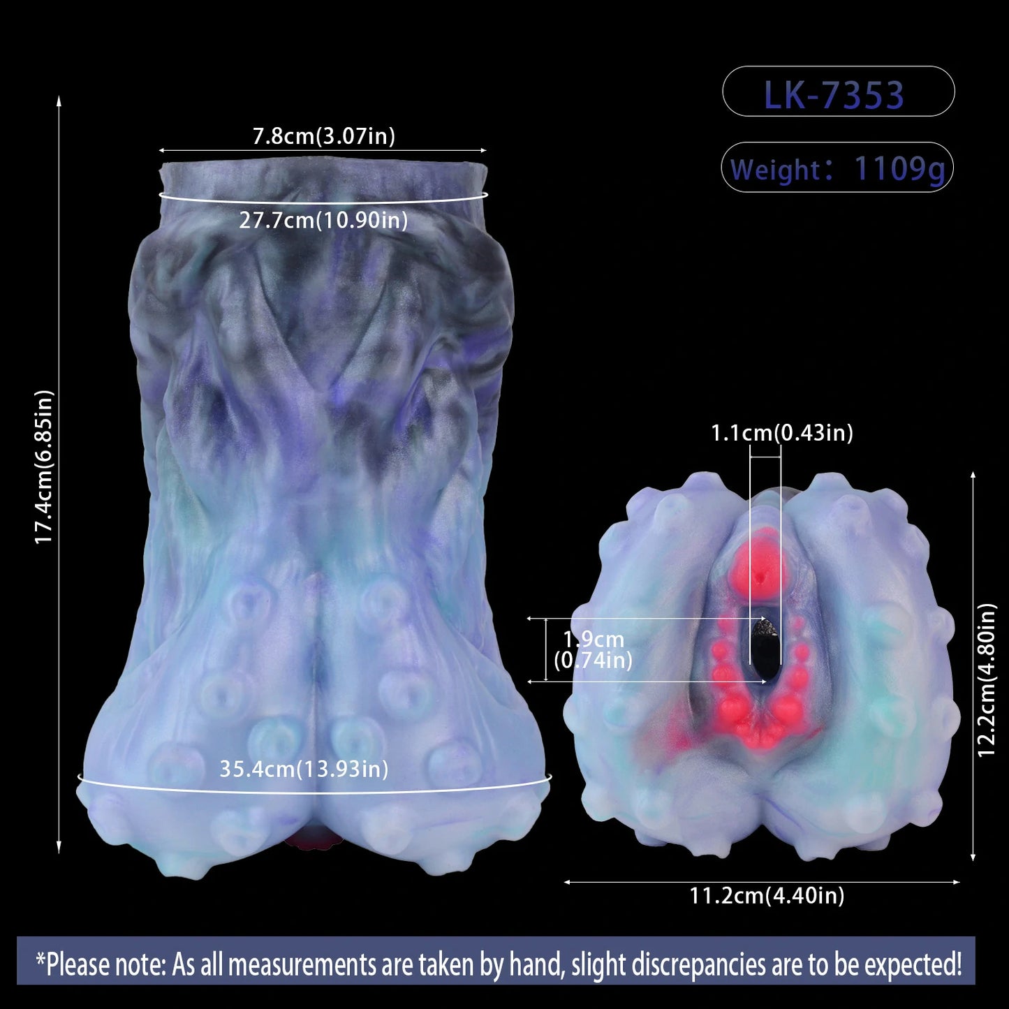 Falling Star Tentacles Liquid Silicone Masturbator