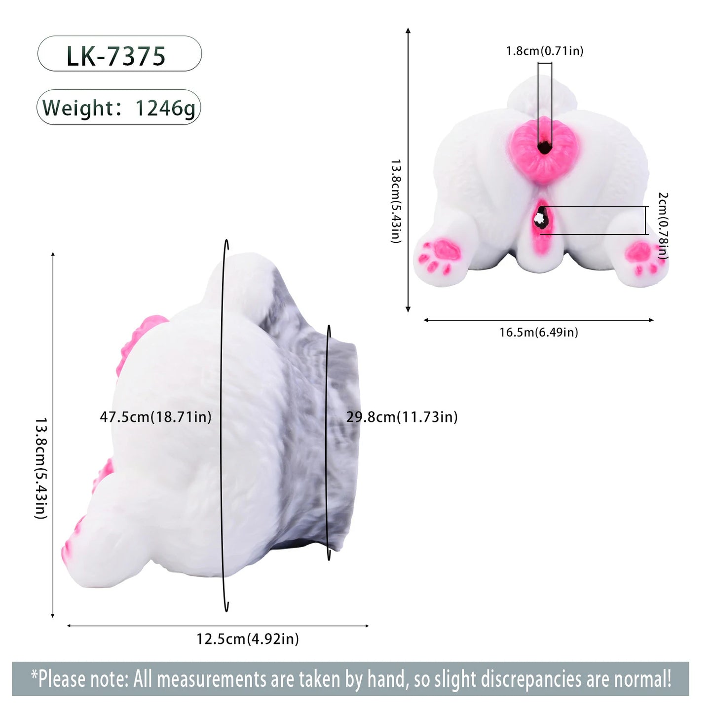 Lop-Eared White Rabbit: Tumboo & Muffy Fantasy Stroker Series