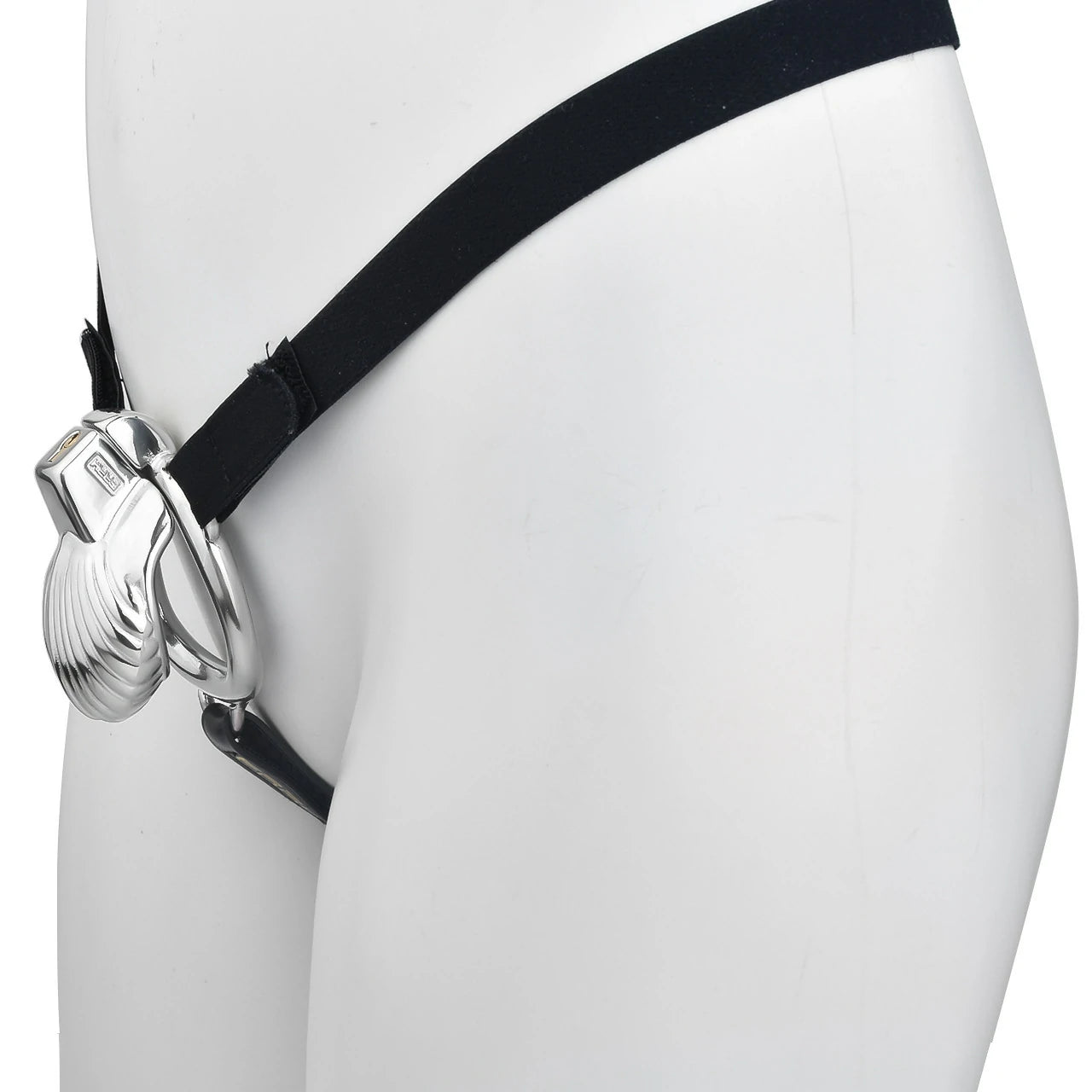 FRRK Metal Seashell Shape Chastity Lock (Optional Ring Sizes)