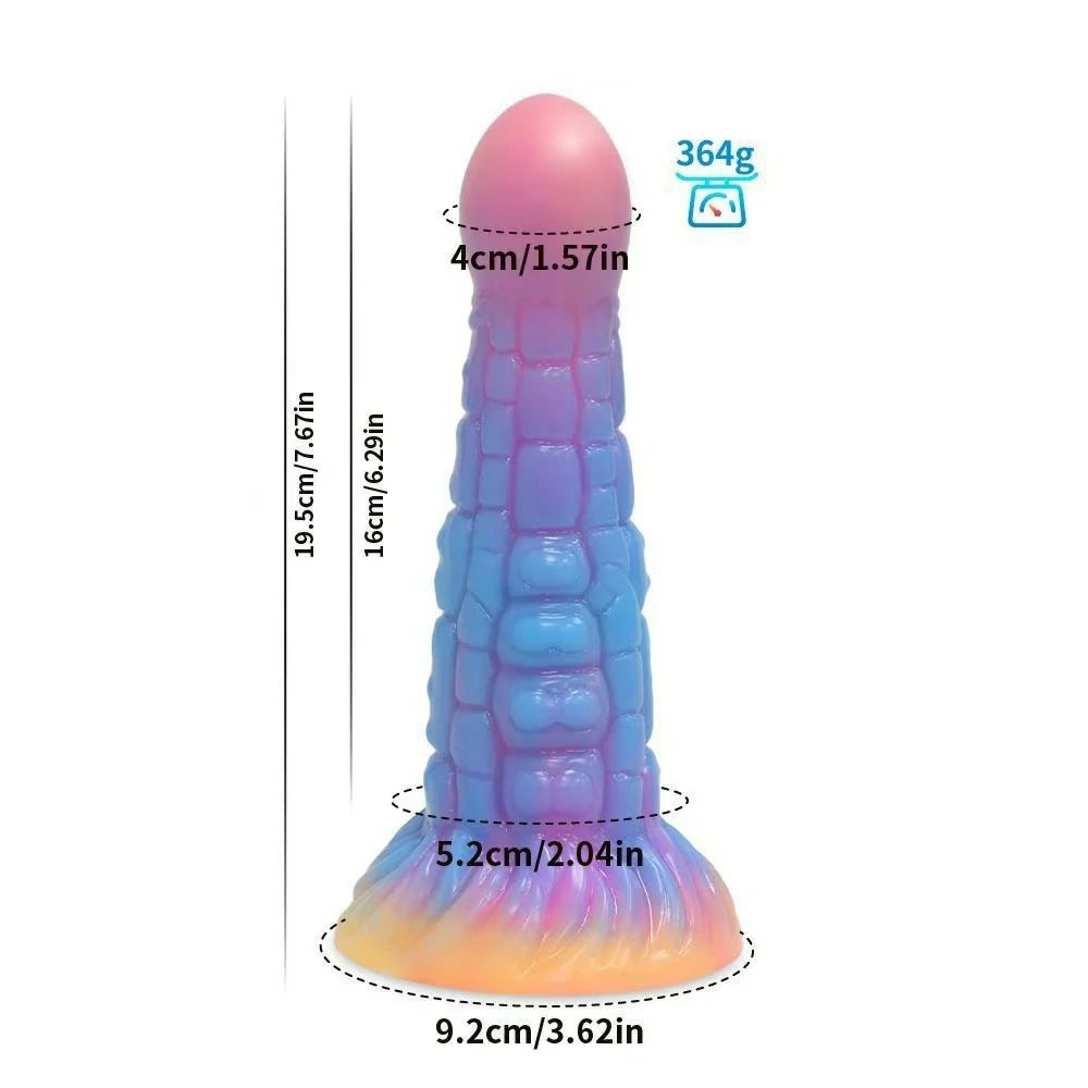 Glow in the Dark Moon Fantasy Unicorn Dildo