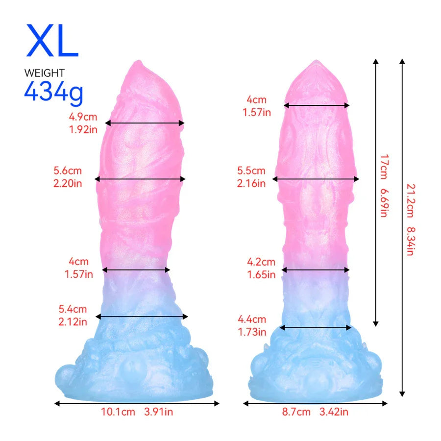 Xinghaoya Silicone Blue Dildo