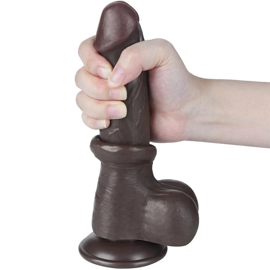 8 Inches Most Realistic Black Dildo for Women