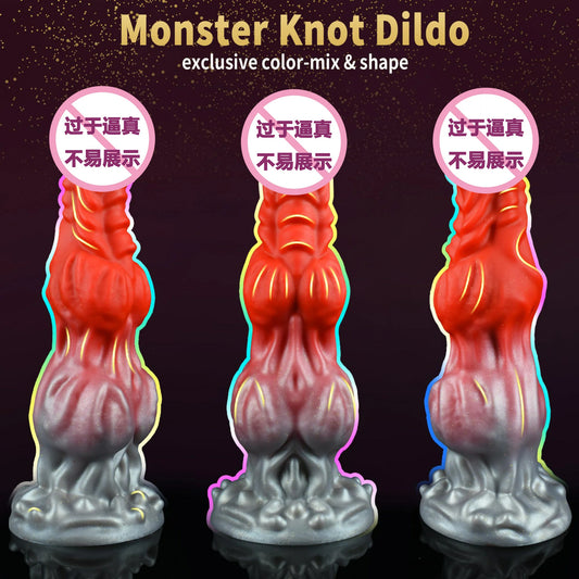 Anesidora Midnight Beast 8" Water-Spraying Canine Dildo