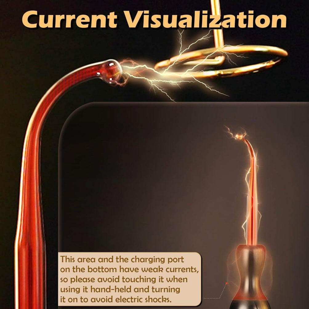 Electric Shock Chastity Stick Prostate Massager - Electrosex Kinky BDSM Anal Sex Toys