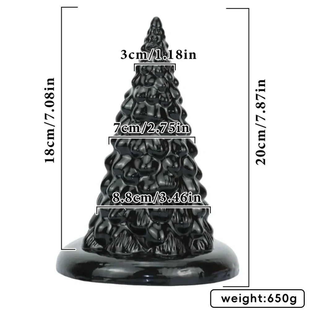 Fantasy Conical Butt Plug Silicone Dildo - Sex Toys for Anal and Vaginal Fisting Expansion