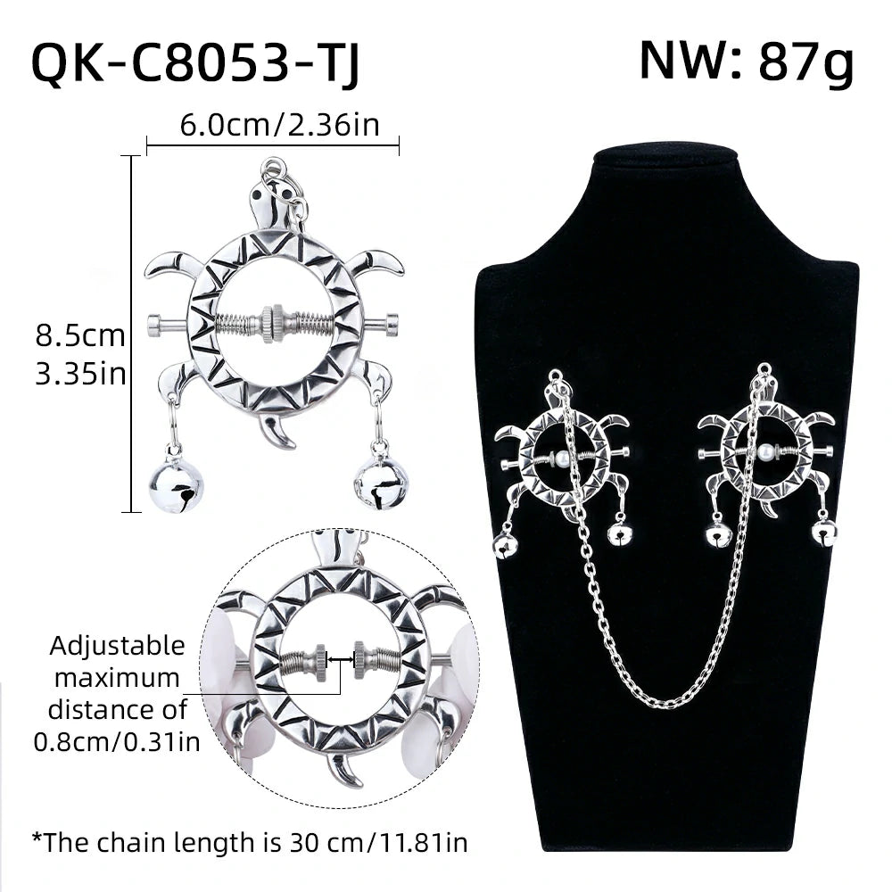 GlimmerDesire™ Luxury Non-Piercing Crystal Nipple Chain with Tassel • 2 Chic Styles