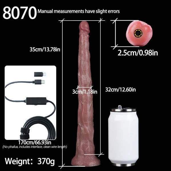 Endoscope Camera Long Realistic Dildo