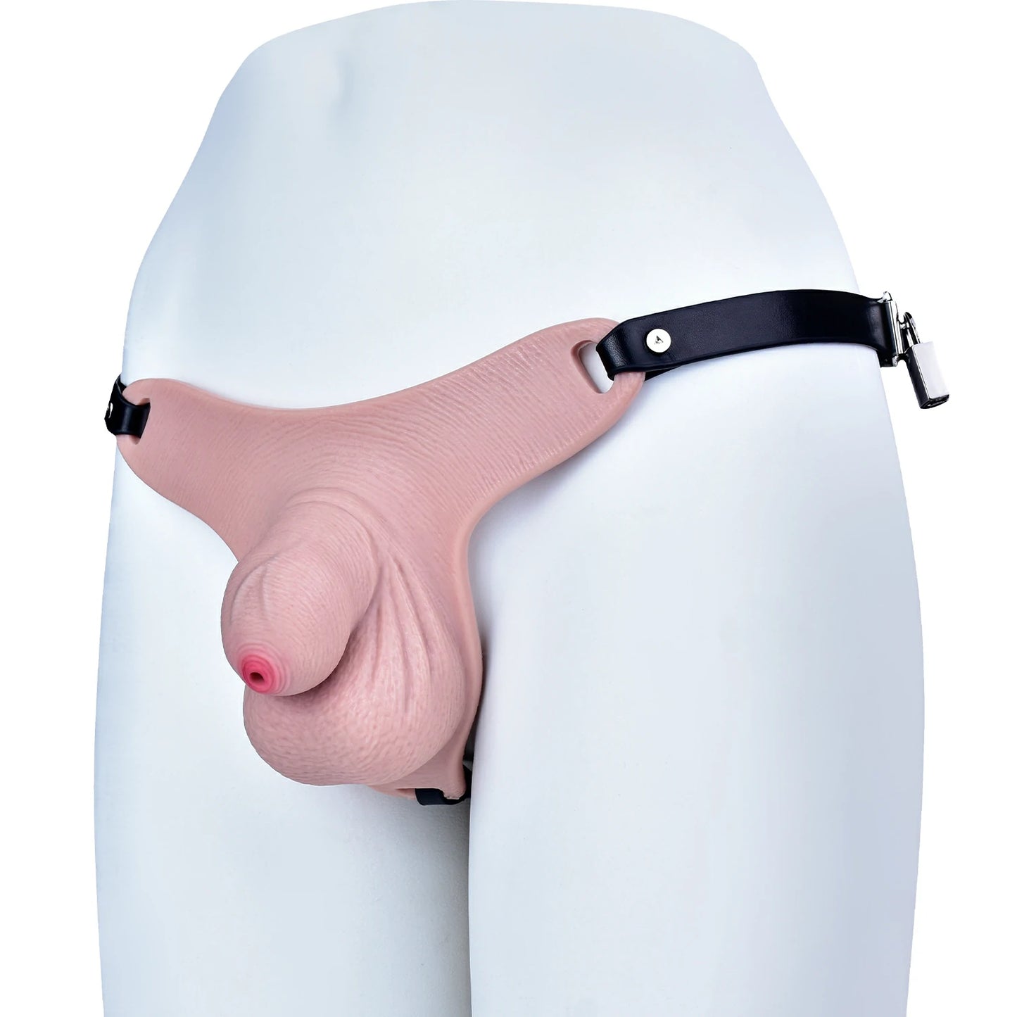 Wearable Lockable Silicone Chastity Pants(9 Size)