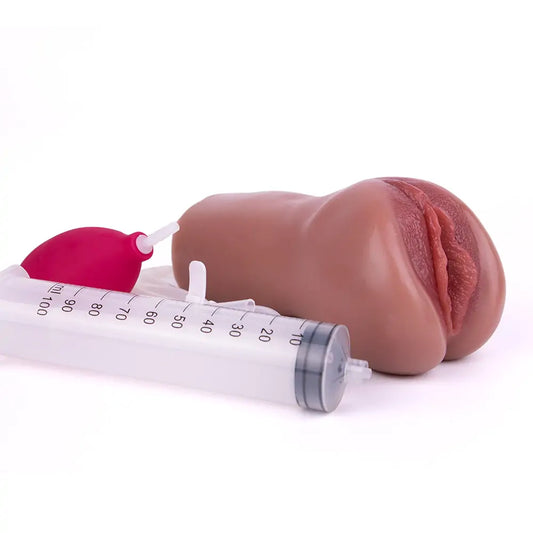 Realistic Squirting Vaginas with Syringe and Airbag