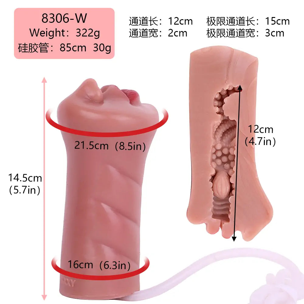 Realistic Squirting Vaginas with Syringe and Airbag