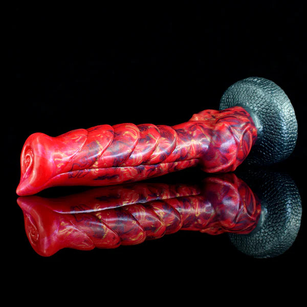 Equine Cock Fantasy Knotted Dildo 9.44 Inches